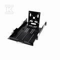 Uniwersalny uchwyt monitora wysuwany do szaf rack czarny RAL 9005