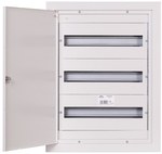 Rozdzielnia RPsm 72 Z 3x24, 72 moduły, z zamkiem, RAL 9003