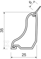 LISTWA PRZYŚCIENNA LP 35 I1 (2m/20m/560m) BRZOZA R