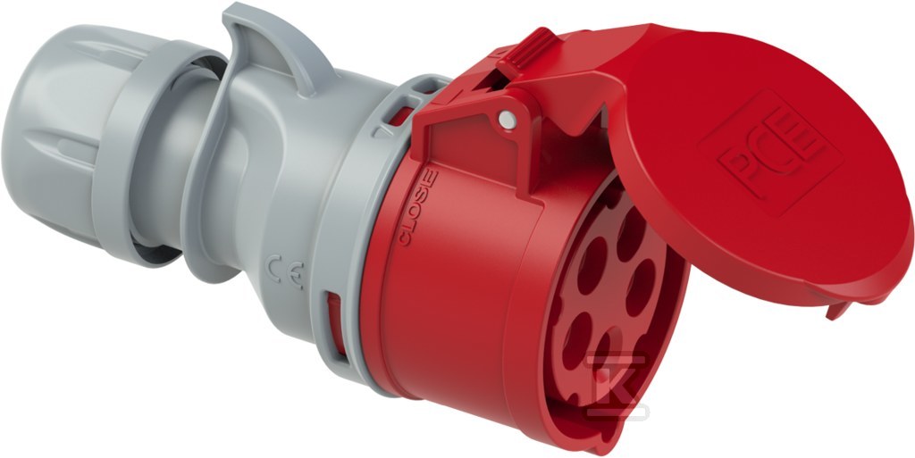 Gniazdo przenośne TURBO TWIST 16A 3P+Z+N 400V 50/60Hz 6h IP44 bezśrubowe