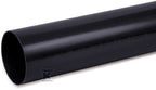 Rura spustowa PVC 100x3000 bezkielichowa, kolor czarny RAL9017, system rynnowy "Karolina"