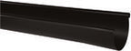 Rynna dachowa PVC 100x3000, kolor czarny RAL9017, system rynnowy "Karolina"