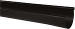 Rynna dachowa PVC 100x3000, kolor czarny RAL9017, system rynnowy "Karolina"