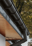 Uchwyt rynny PVC 150, kolor grafitowy RAL7016, system rynnowy "Karolina"