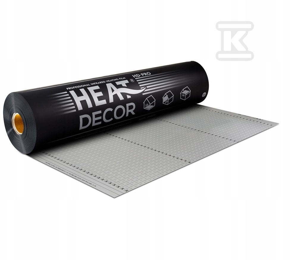 Folia grzewcza HD-PRO 60 W/m² - szerokość 100 cm - 1 mb