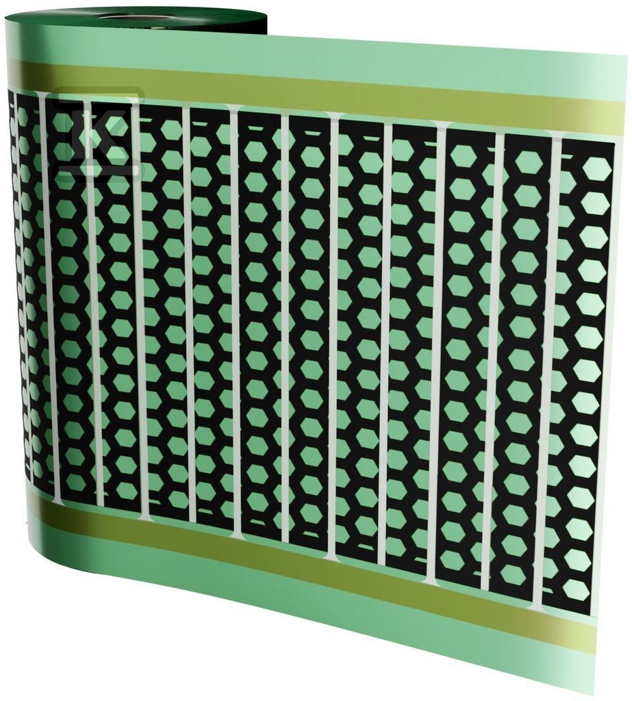Folia grzewcza HD-GDC 220 W/m² - szerokość 25 cm - rolka 100 mb