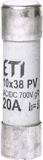 Wkładka topikowa cylindryczna PV gR 700V CH10X38 GR 20A/700V AC/DC