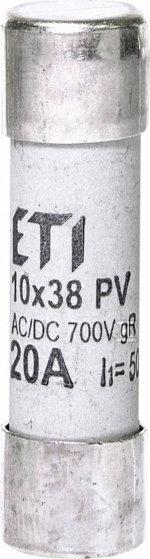 Wkładka topikowa cylindryczna PV gR 700V CH10X38 GR 20A/700V AC/DC
