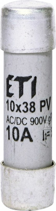 Wkładka topikowa cylindryczna PV gR 900V CH10X38 GR 10A/900V AC/DC
