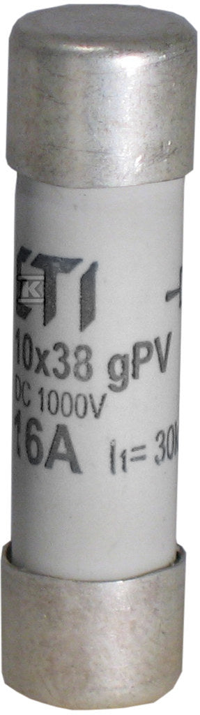 Wkładka topikowa cylindryczna PV CH10X38 GPV 1A/1000V DC