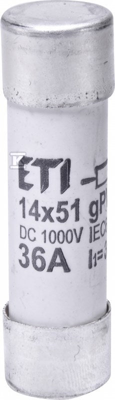 Wkładka topikowa cylindryczna PV CH14X51 GPV 25A/1000V DC