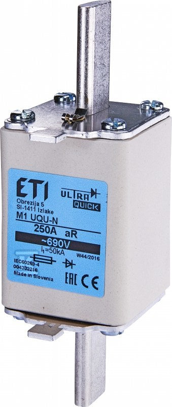 Wkładka topikowa ultraszybka M1UQU-N/200A/690V