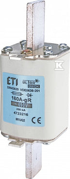 Wkładka topikowa ultraszybka M1UQ2/160A/690V