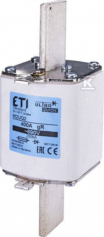 Wkładka topikowa ultraszybka M2UQ2/350A/690V