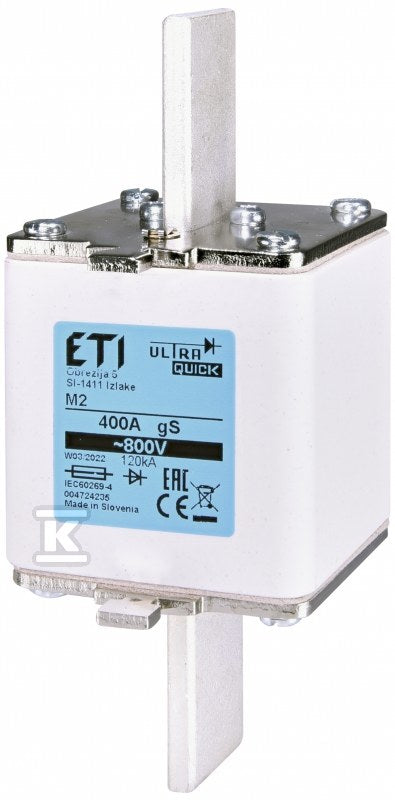 Wkładka topikowa ultraszybka - 800V M2 GS 400A/800V