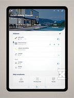 Uchwyt ścienny zamknięty do tabletu Samsung Galaxy Tab A8 10,5”: Biały mat, SIMON55