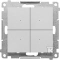 Nadajnik bateryjny Wi-Fi, (moduł): Aluminium mat, SIMON55
