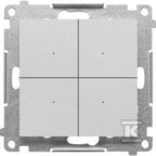 Nadajnik bateryjny Wi-Fi, (moduł): Aluminium mat, SIMON55