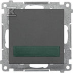 Sygnalizator świetlny LED – światło zielone (moduł) 230 V~: Grafitowy mat, SIMON55