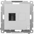 Gniazdo HDMI (moduł): Aluminium mat, SIMON55