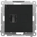 Gniazdo HDMI (moduł): Czarny mat, SIMON55