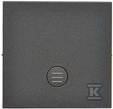 Klawisz pojedynczy z oczkiem do: SW1M, SW6M, SW7M, SP1M: Czarny mat, SIMON55