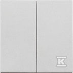 Klawisz podwójny do: SW5M, SP2M: Aluminium mat, SIMON55