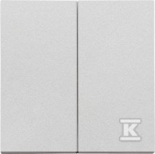 Klawisz podwójny do: SW5M, SP2M: Aluminium mat, SIMON55