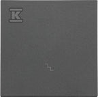 Klawisz pojedynczy z piktogramem "schody" do: SW6M: Grafitowy mat, SIMON55
