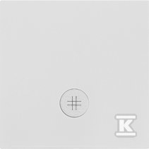 Klawisz pojedynczy z oczkiem z piktogramem krzyżowym do: SW7M: Jasnoszary mat, SIMON55