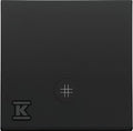 Klawisz pojedynczy z oczkiem z piktogramem krzyżowym do: SW7M: Czarny mat, SIMON55