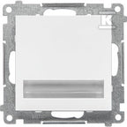 Oprawa oświetleniowa LED 230 V (0,93 W). Barwa ciepła biała 3100 K: Biały mat, SIMON55