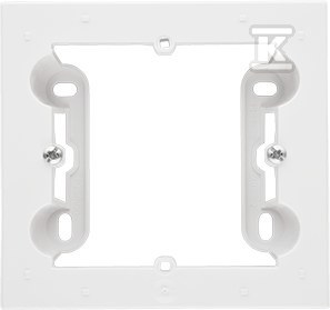 Puszka natynkowa 1-krotna do ramek LINE/DUO. Wyokość: 40mm: Biały mat, SIMON55