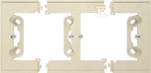 Puszka natynkowa 2-krotna do ramek LINE/DUO. Wyokość: 40mm: Szampański mat, SIMON55