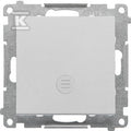 Łącznik jednobiegunowy z sygnalizacją załączenia LED (moduł) 10 AX, 250 V~, szybkozłącza: Aluminium mat, SIMON55