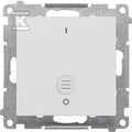 Łącznik dwubiegunowy z podświetleniem LED (moduł) 10 AX, 250 V~, szybkozłącza: Jasnoszary mat, SIMON55