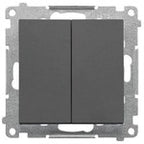 Łącznik krzyżowy podwójny (moduł) 10AX, 250V~, szybkozłącza, beż, BASIC MODUŁ
