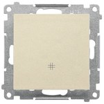 Gniazdo Schuko do wersji IP44 z przesłonami z uszczelką ramki (moduł) 16 A, 250 V~, szybkozłącza. Klapka w kolorze pokrywy: Biały mat, SIMON55