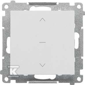 Przycisk roletowy (moduł) 10 A, 250 V~, szybkozłącza: Jasnoszary mat, SIMON55