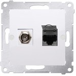Dzwonek elektroniczny 230 V~, biały Simon54
