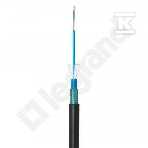 Zewnętrzny kabel światłowodowy 12xos1 luźna tuba