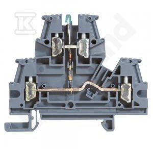 Złączka Viking 2torowa 4mm2 z LED szerokość 6