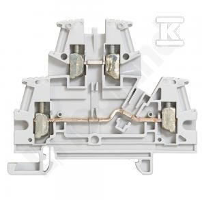 Złączka Viking 2 torowa 4mm2 szara