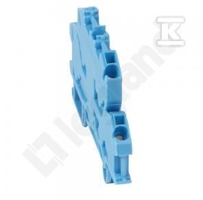 Złączka Viking sprężynowa 2 torowa 4mm2 niebieska