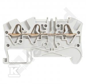 Złączka Viking sprężynowa 2,5mm2 3Przewodowa szara