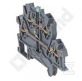 Złączka Viking sprężynowa 2torowa z diodą 2,5mm2 szerokość 5