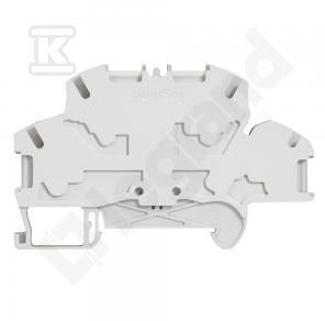 Złączka Viking sprężynowa 2 torowa 2,5mm2 szara