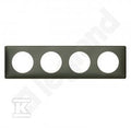 Ramka Anodised wolfram - poczwórna, CELIANE