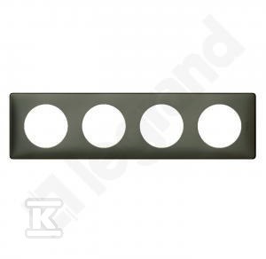 Ramka Anodised wolfram - poczwórna, CELIANE