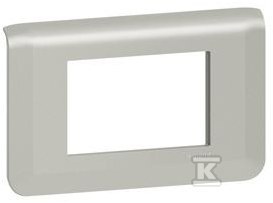 Ramka 3 modułowa - aluminium, MOSAIC